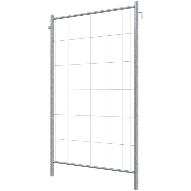 Mobile fence | 'Profi' | Compensating element with hook and eye | width: 1,20 m, height: 2,00 m
